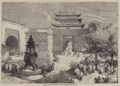 Entry of the Allied Troops into Peking by the Tranquillity Gate by Edmond Morin